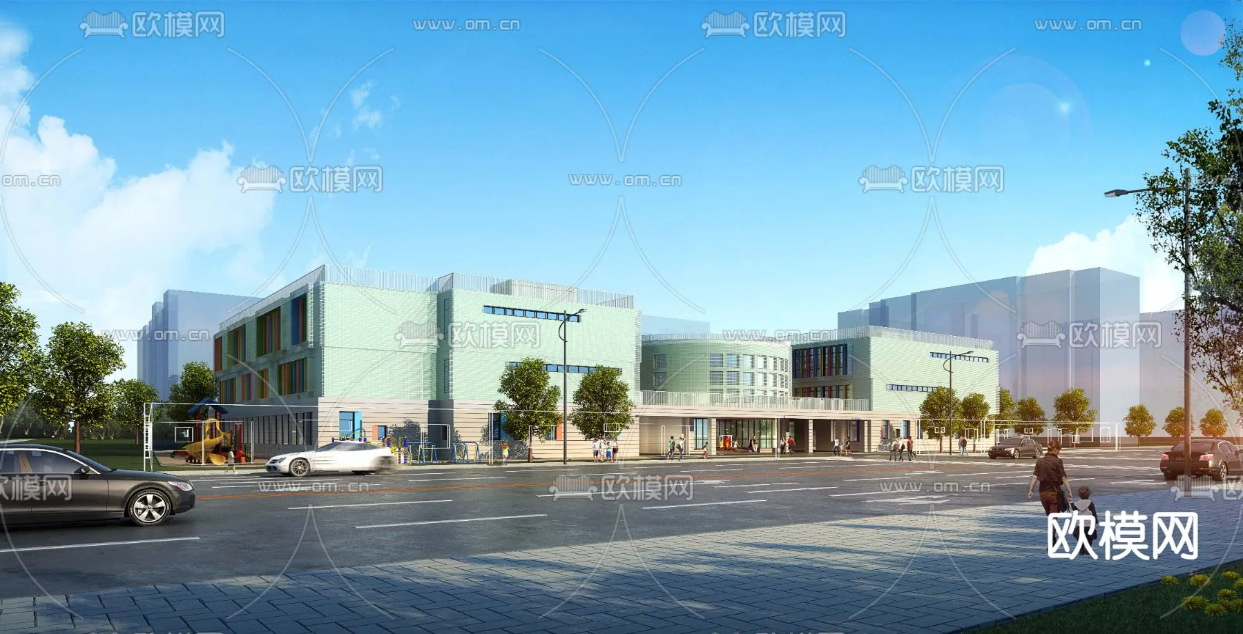 KINDERGARTEN - VRAY / CORONA - 3D MODEL - 1268