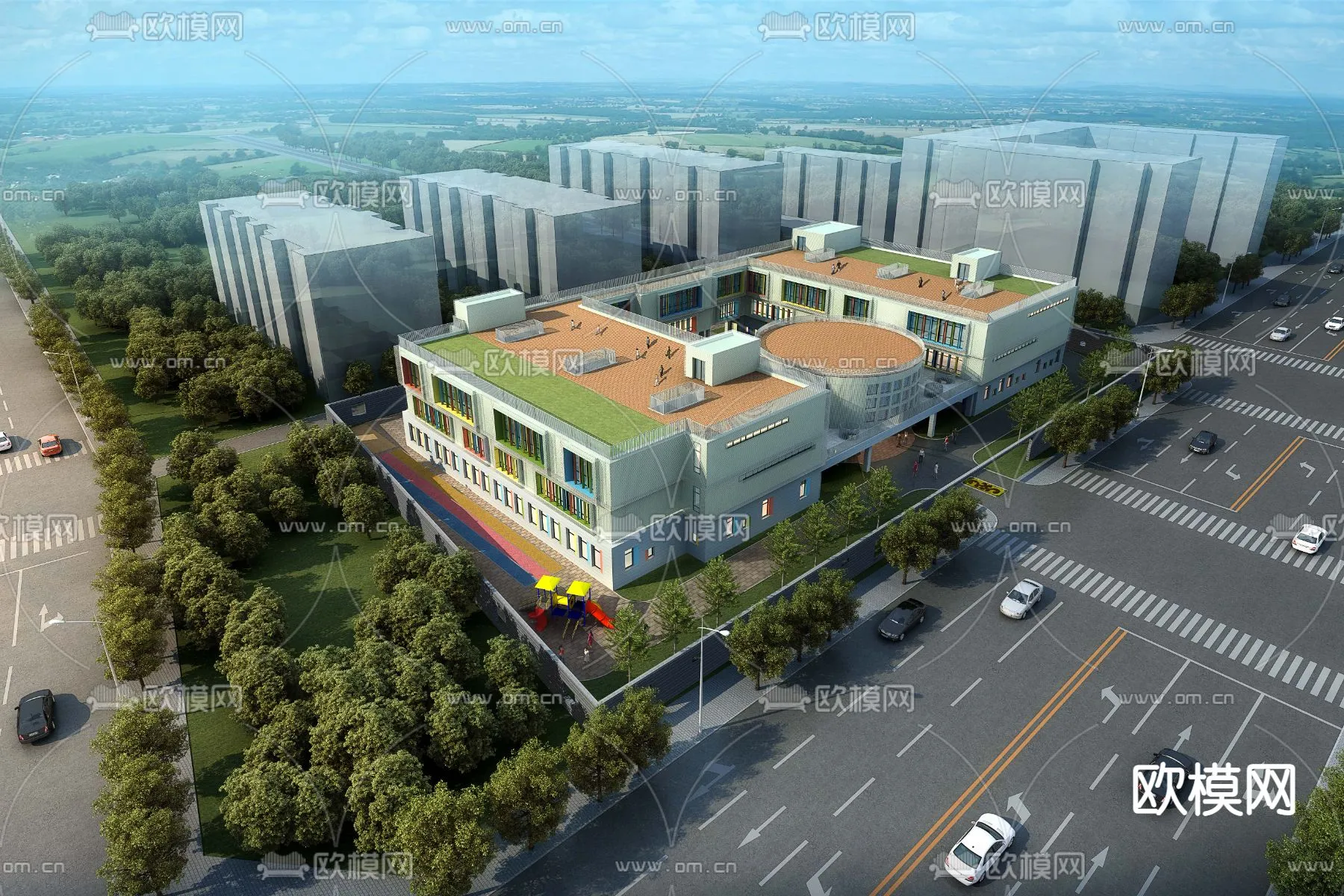 KINDERGARTEN - VRAY / CORONA - 3D MODEL - 1269