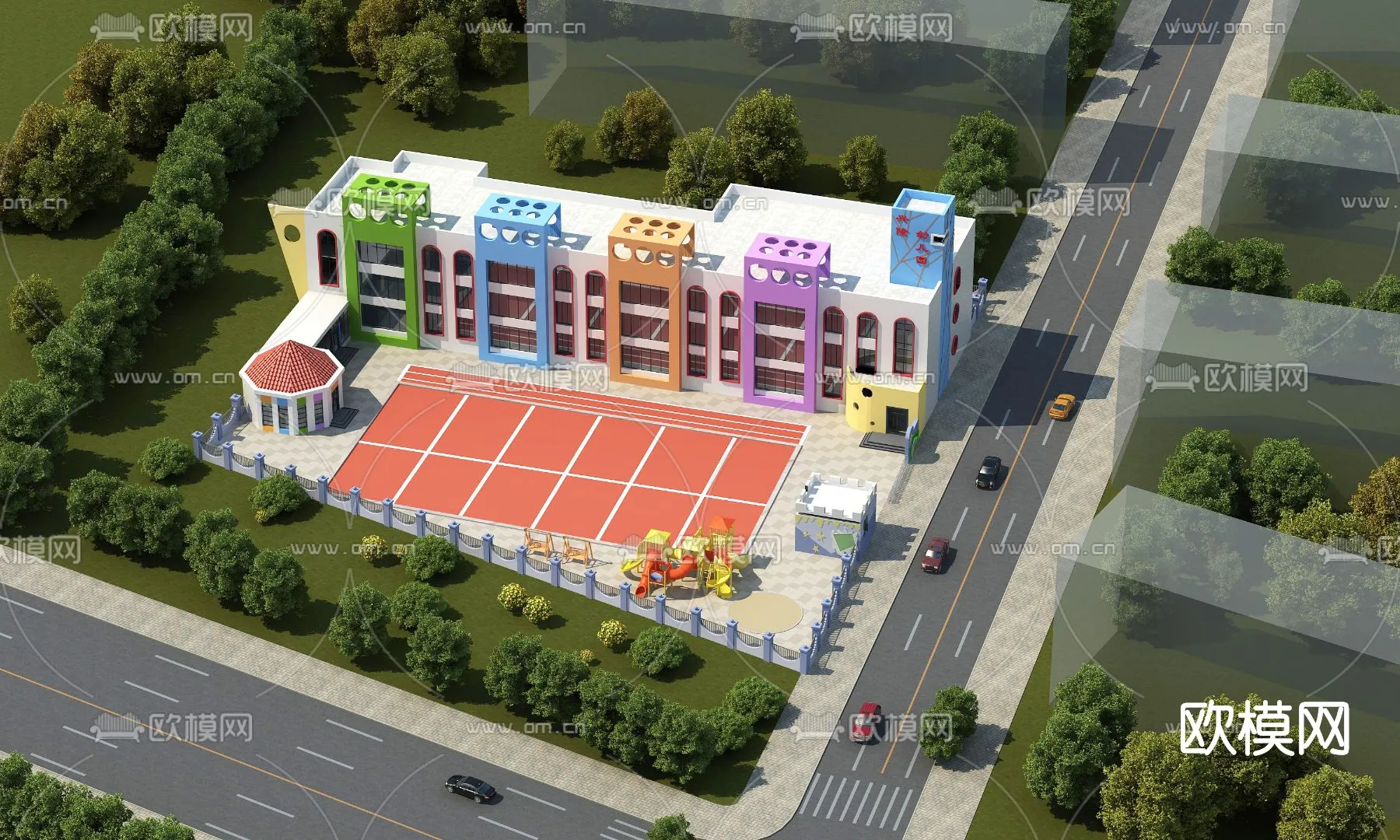 KINDERGARTEN - VRAY / CORONA - 3D MODEL - 1271