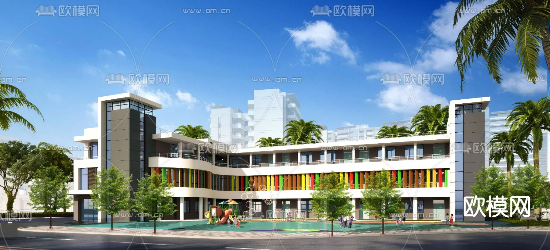 KINDERGARTEN - VRAY / CORONA - 3D MODEL - 1276