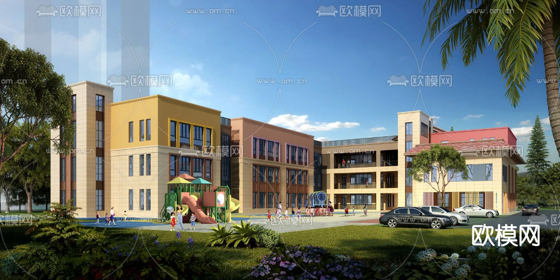 KINDERGARTEN - VRAY / CORONA - 3D MODEL - 1283