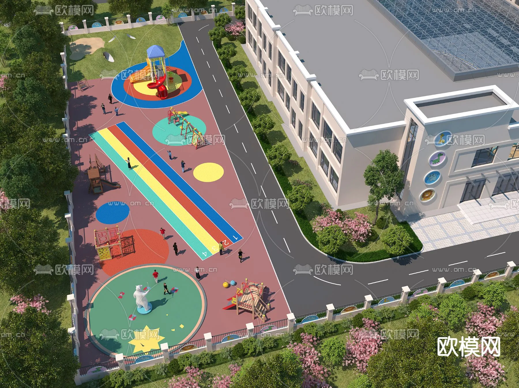 KINDERGARTEN - VRAY / CORONA - 3D MODEL - 1285