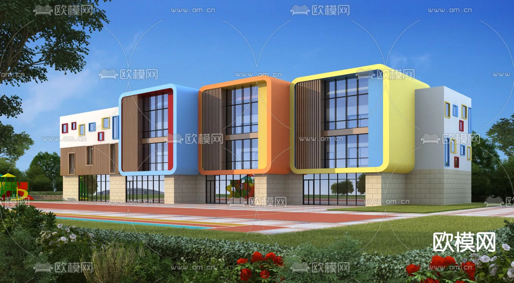 KINDERGARTEN - VRAY / CORONA - 3D MODEL - 1287