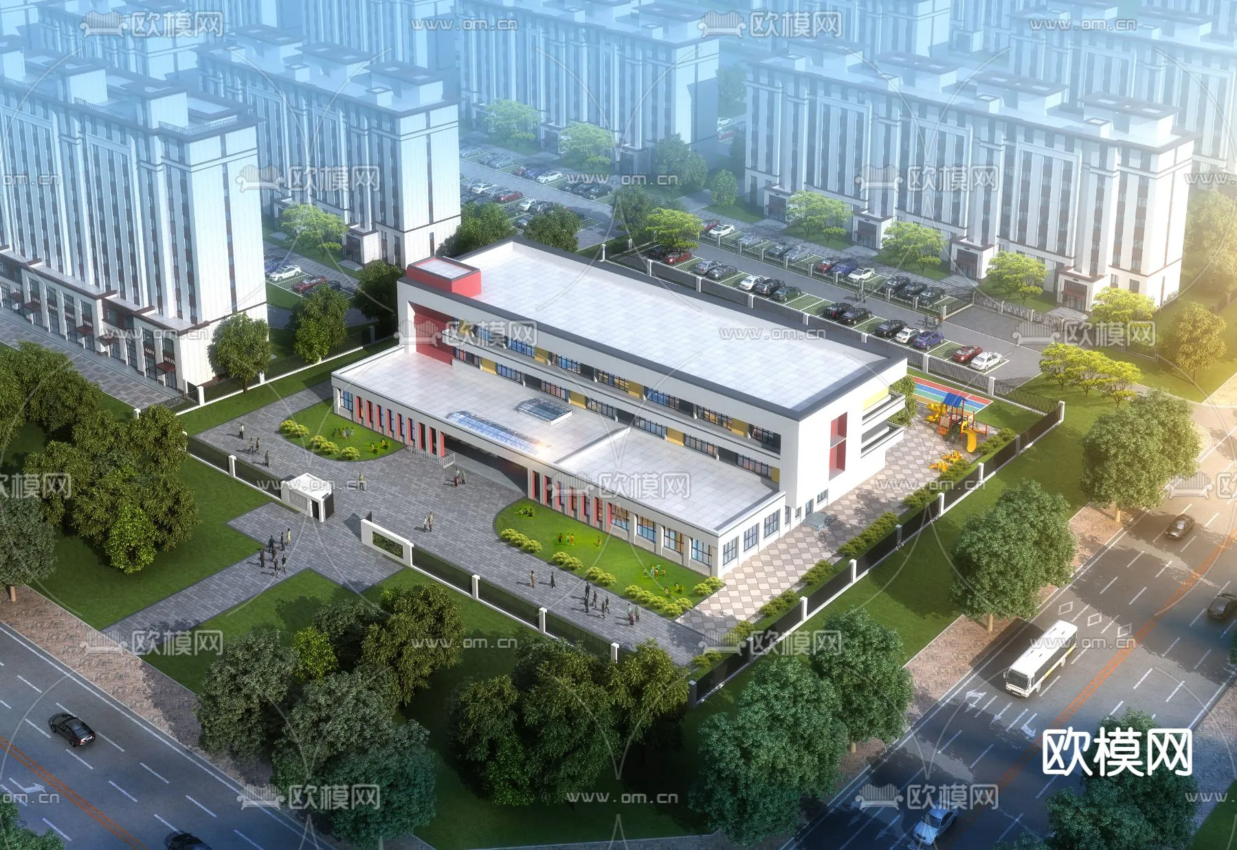 KINDERGARTEN - VRAY / CORONA - 3D MODEL - 1299