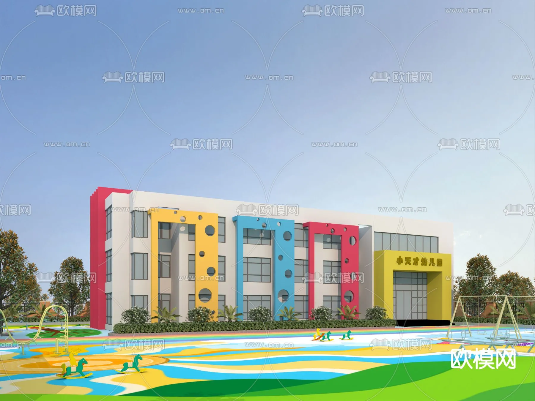 KINDERGARTEN - VRAY / CORONA - 3D MODEL - 1301