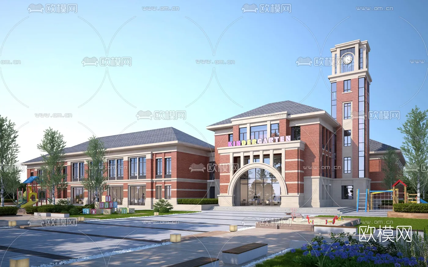 KINDERGARTEN - VRAY / CORONA - 3D MODEL - 1303