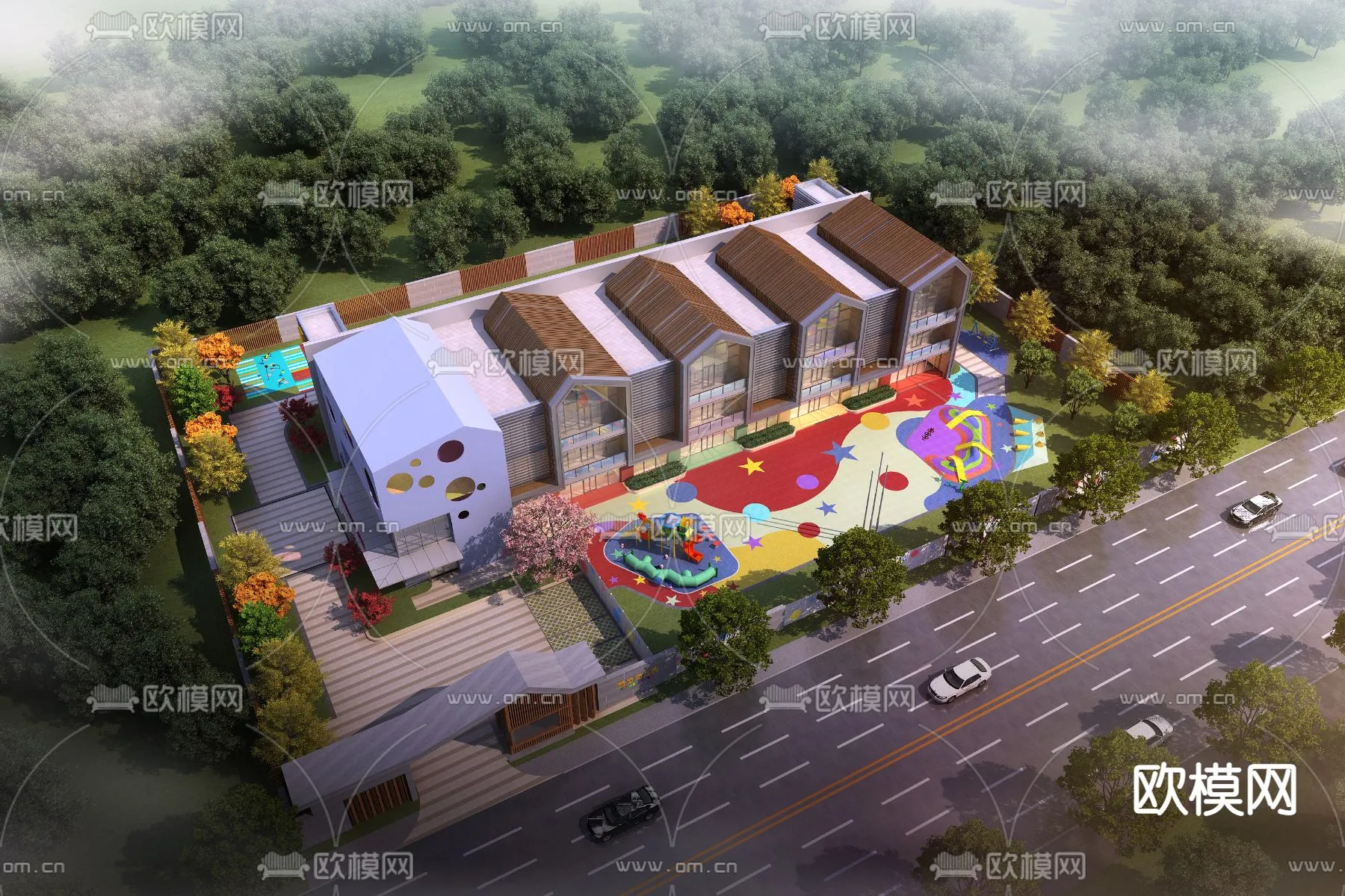 KINDERGARTEN - VRAY / CORONA - 3D MODEL - 1304