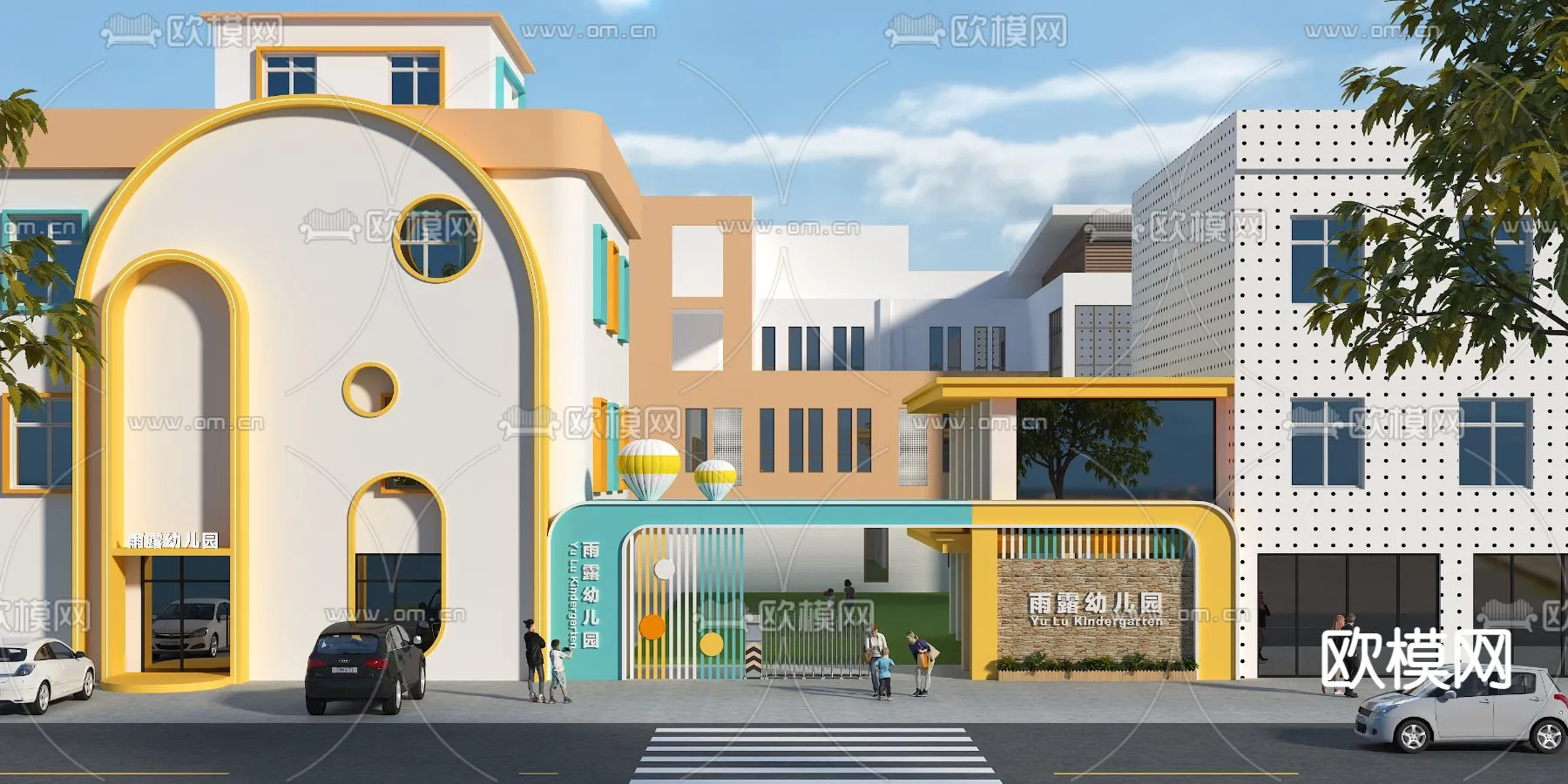 KINDERGARTEN - VRAY / CORONA - 3D MODEL - 1305