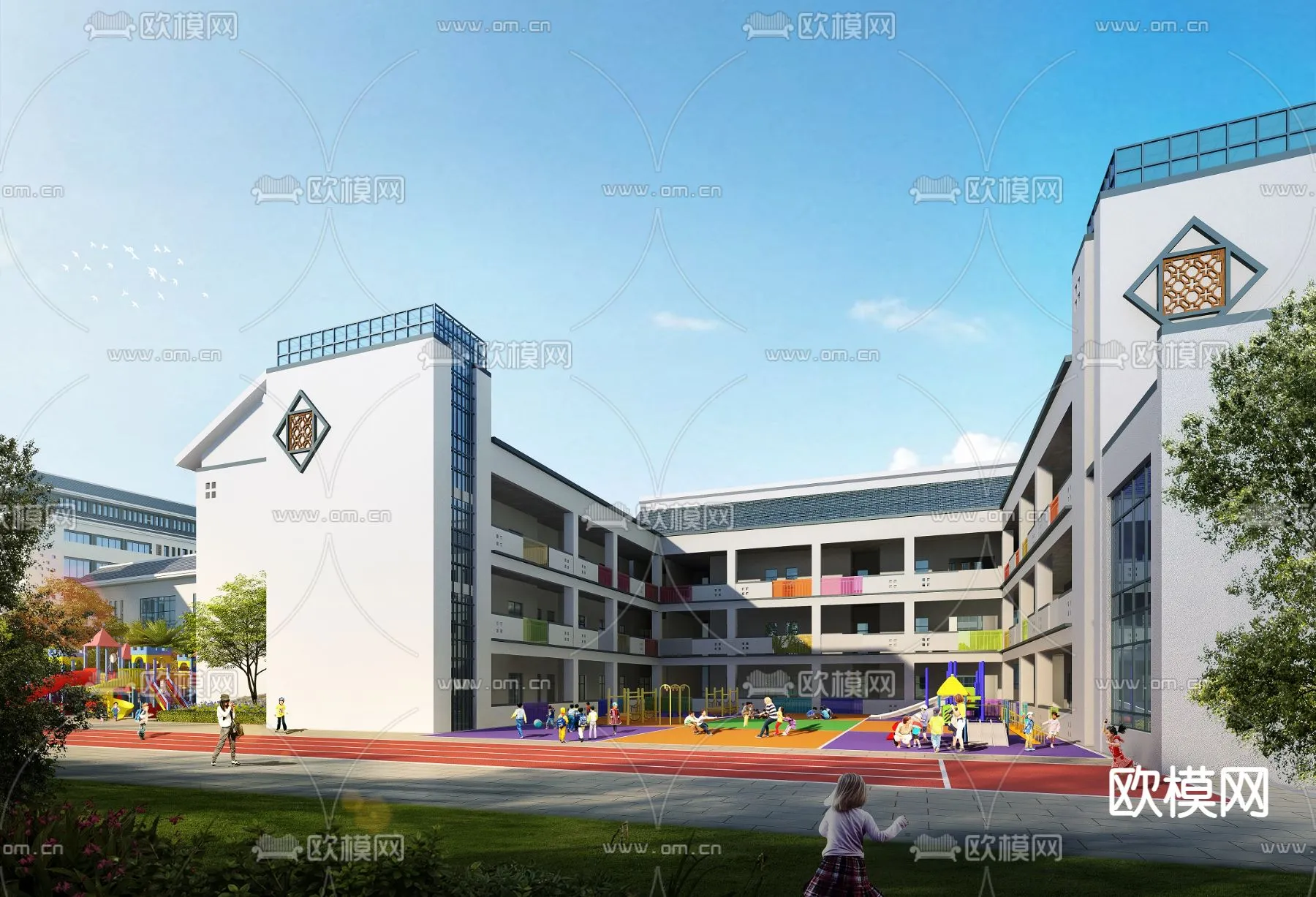 KINDERGARTEN - VRAY / CORONA - 3D MODEL - 1310