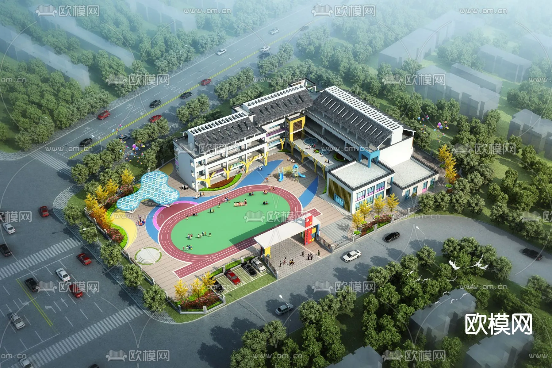 KINDERGARTEN - VRAY / CORONA - 3D MODEL - 1311