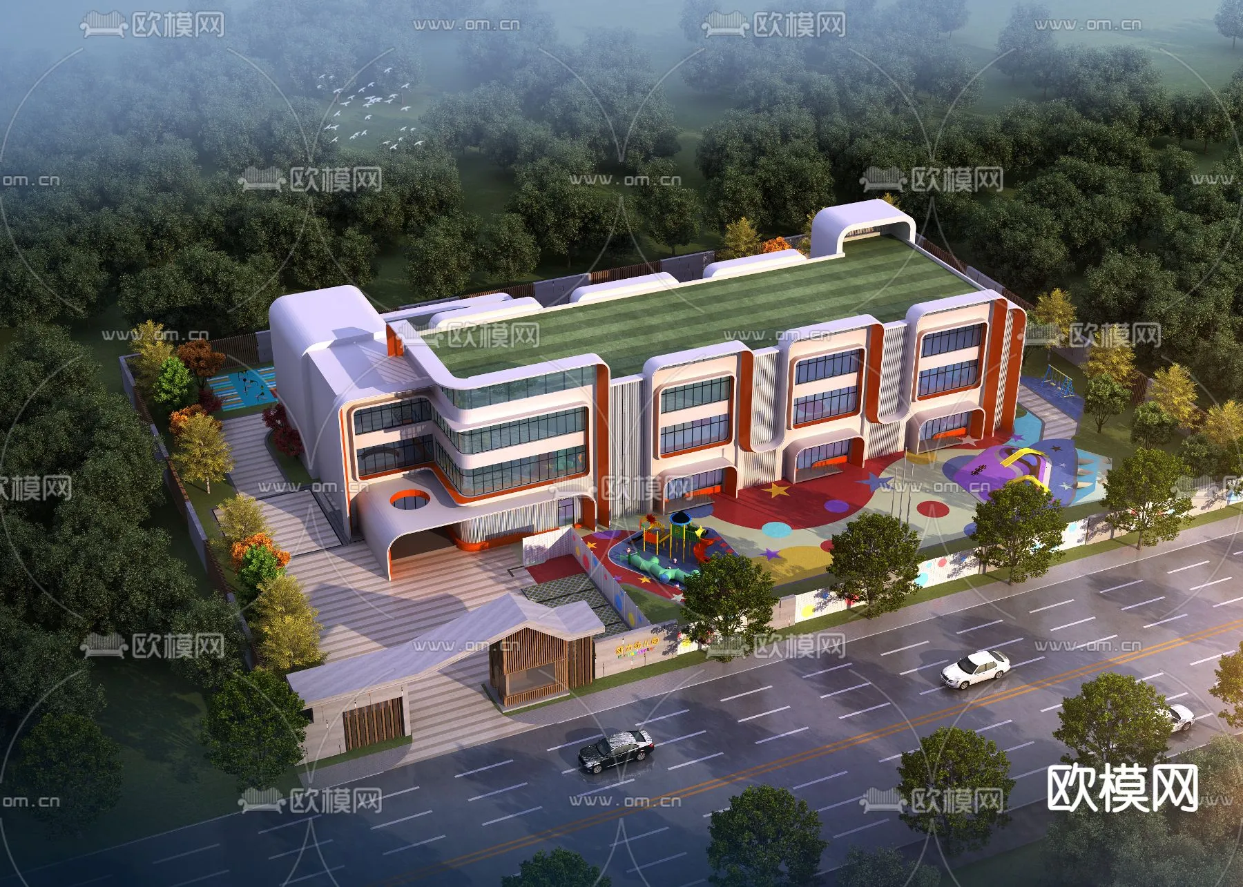 KINDERGARTEN - VRAY / CORONA - 3D MODEL - 1317