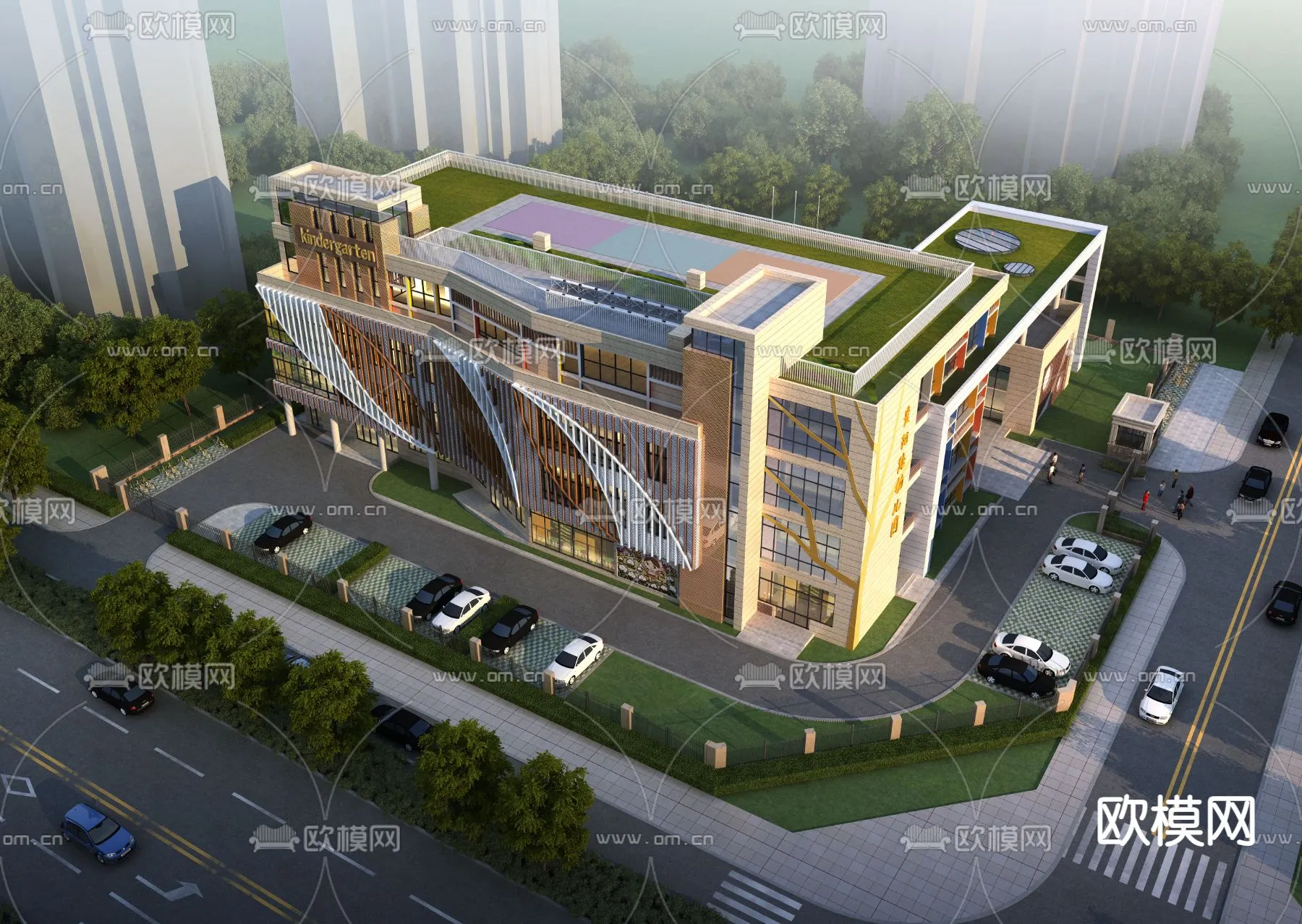 KINDERGARTEN - VRAY / CORONA - 3D MODEL - 1318