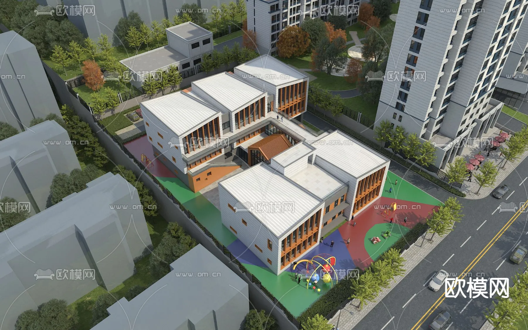 KINDERGARTEN - VRAY / CORONA - 3D MODEL - 1327