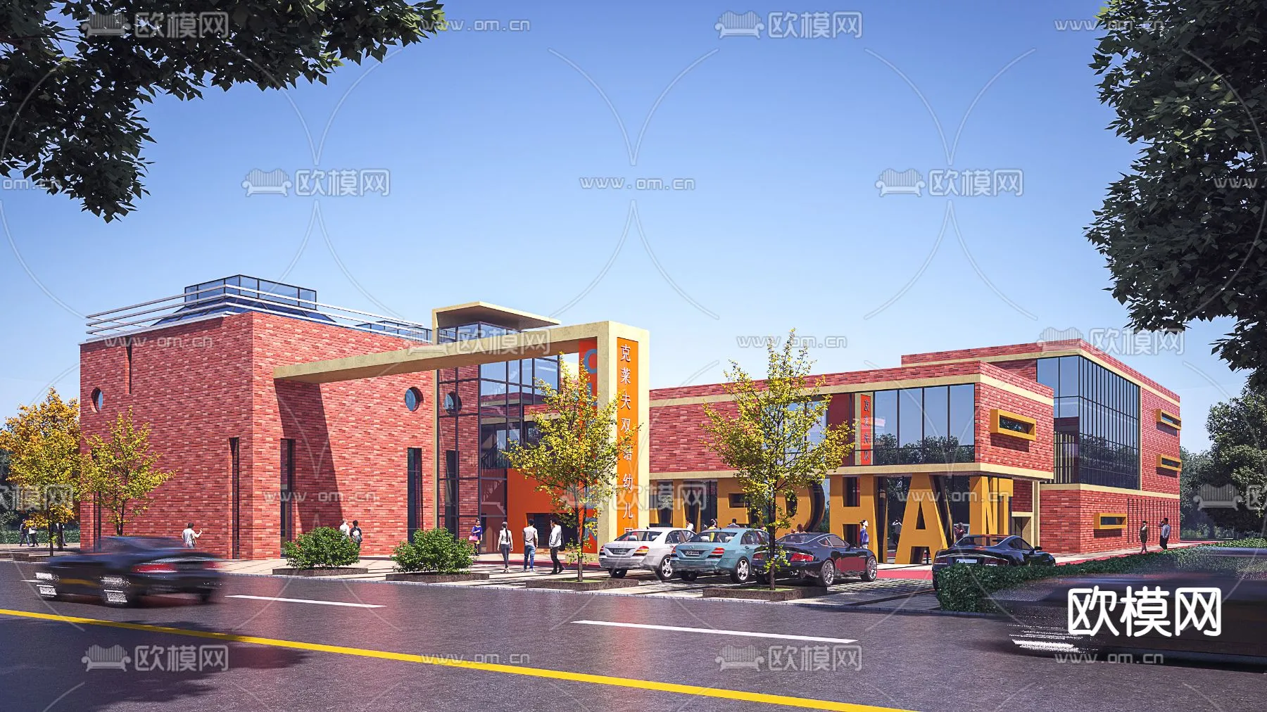 KINDERGARTEN - VRAY / CORONA - 3D MODEL - 1329