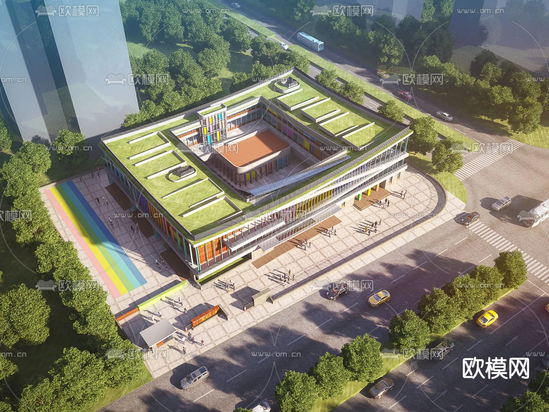 KINDERGARTEN - VRAY / CORONA - 3D MODEL - 1331