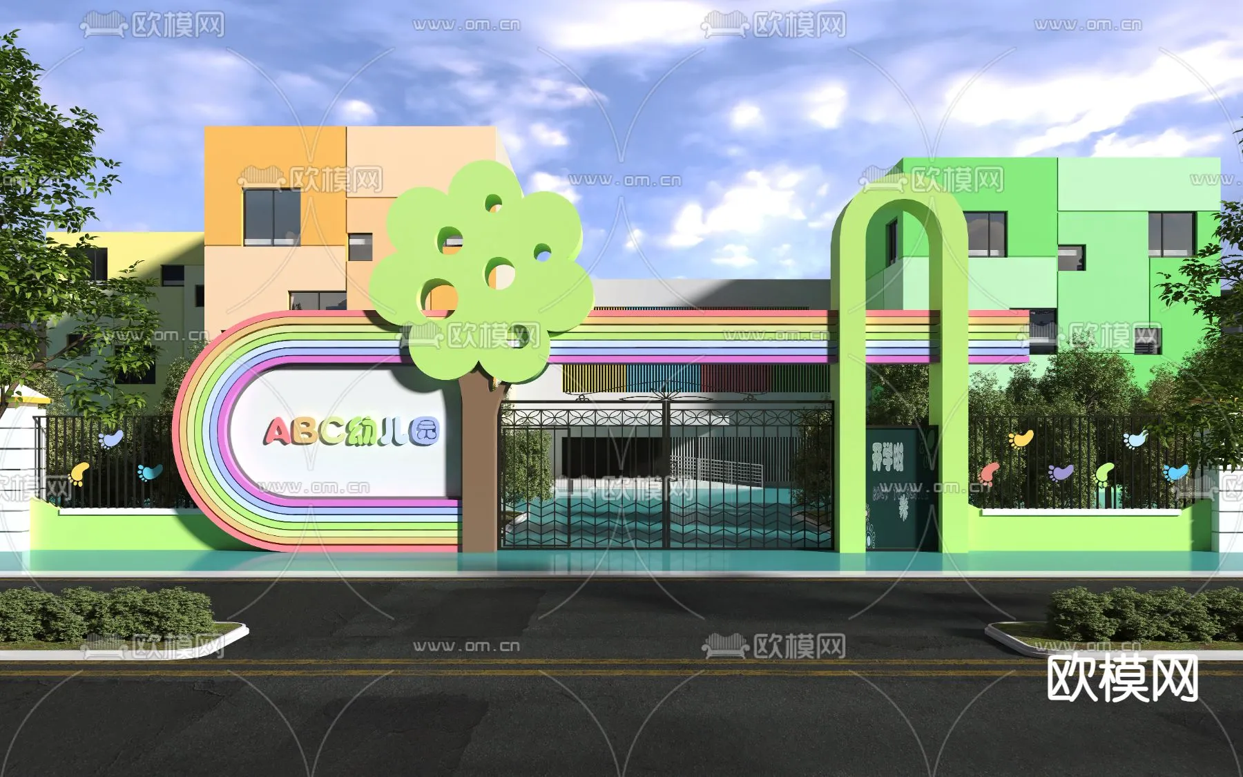 KINDERGARTEN - VRAY / CORONA - 3D MODEL - 1335