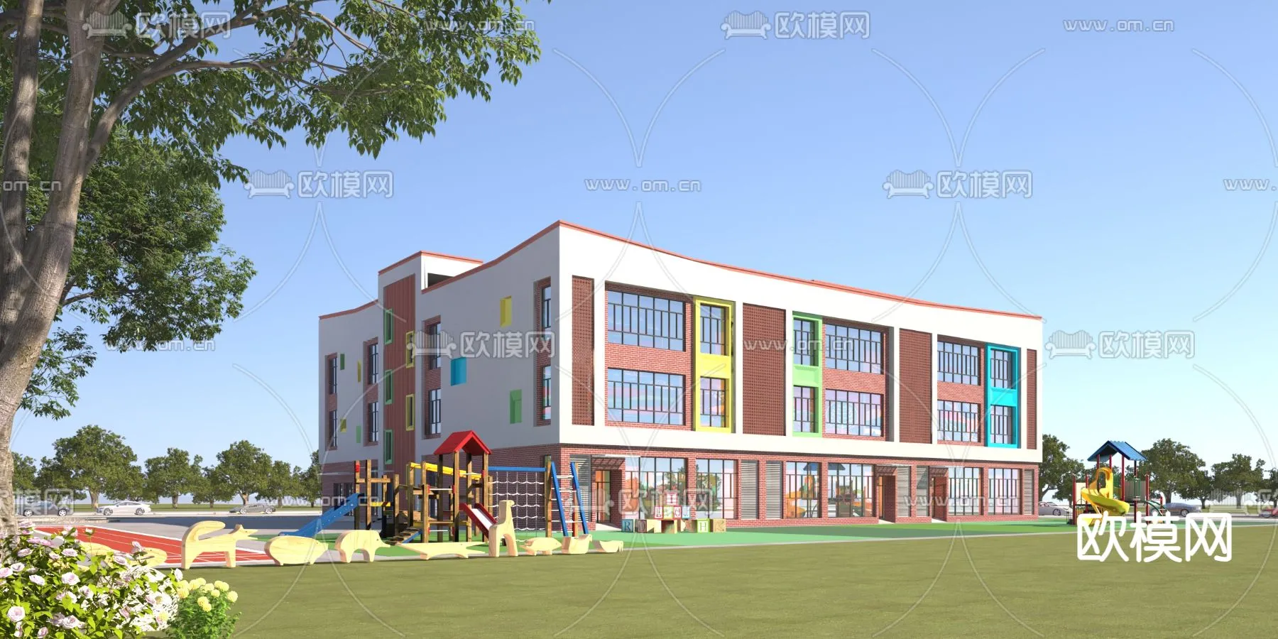 KINDERGARTEN - VRAY / CORONA - 3D MODEL - 1341