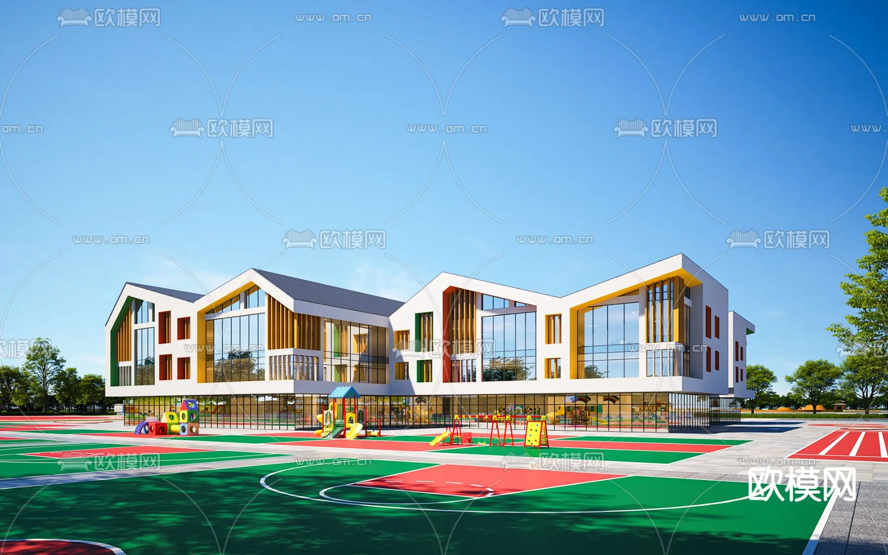 KINDERGARTEN - VRAY / CORONA - 3D MODEL - 1342