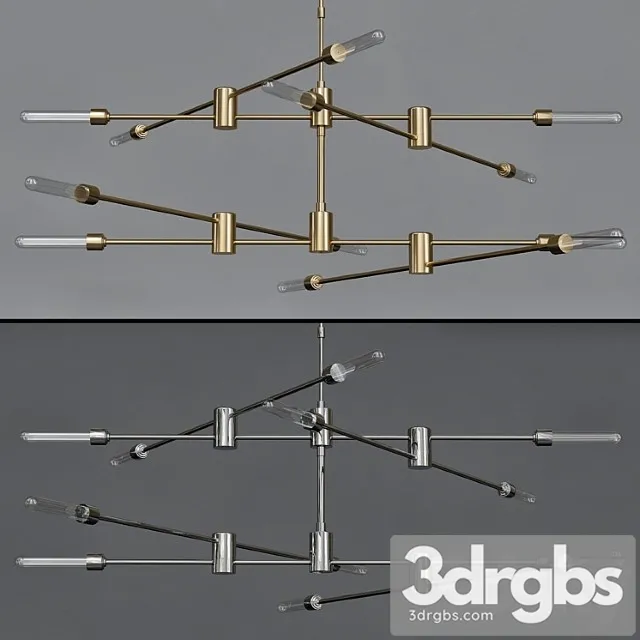 Kinetic chandelier collection 3D Model Free