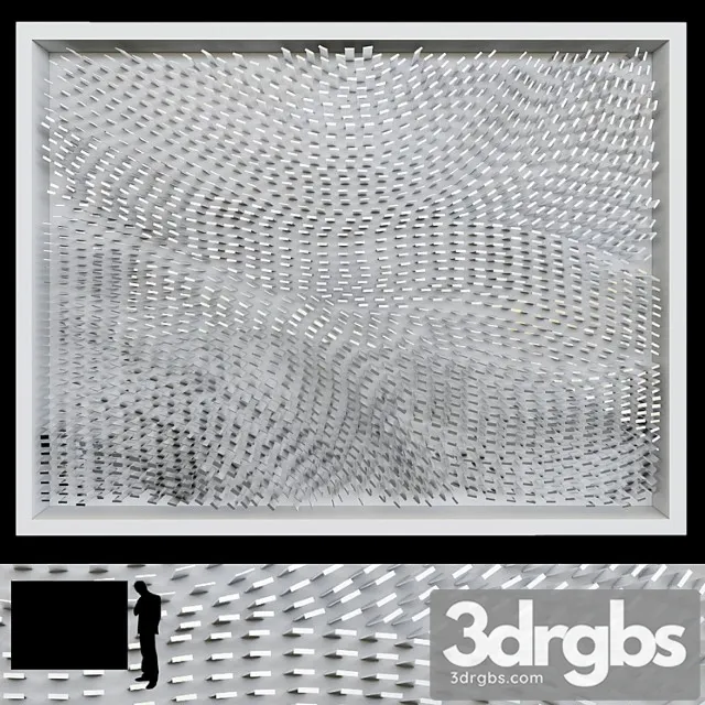 Kinetic painting - maison rapin 3D Model Free