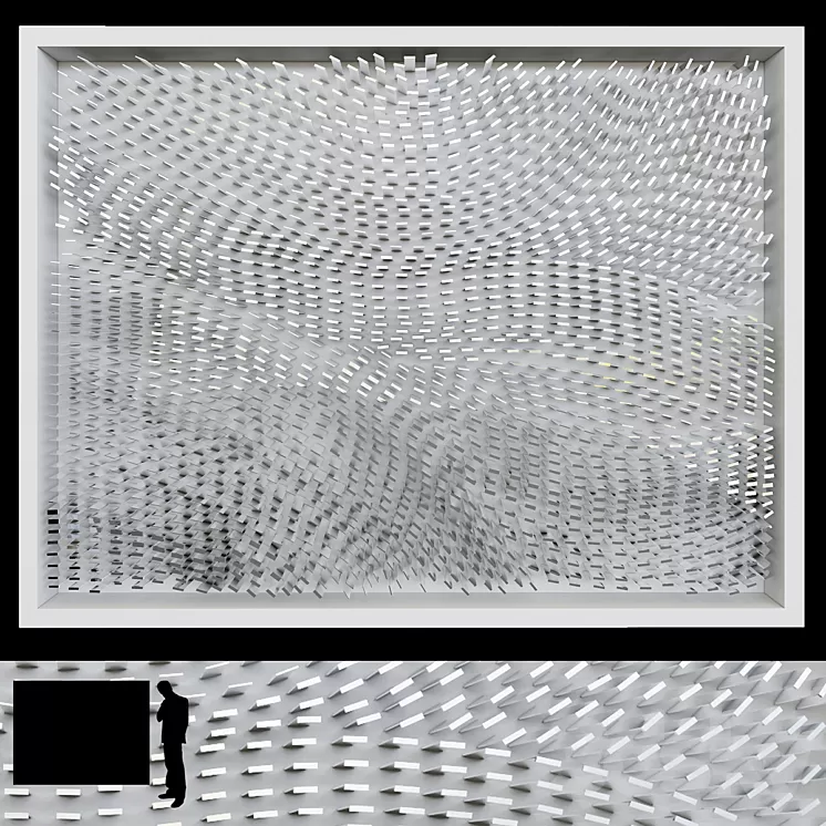 Kinetic painting - Maison Rapin 3D Model