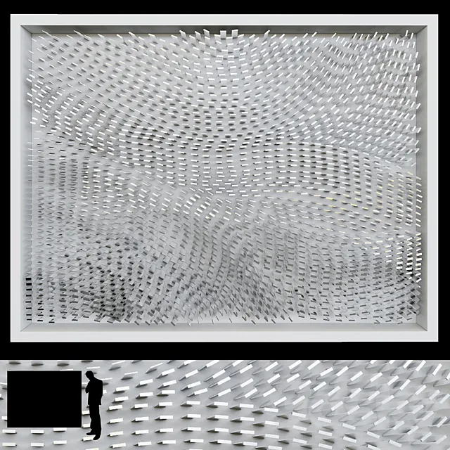 Kinetic painting - Maison Rapin 3DModel