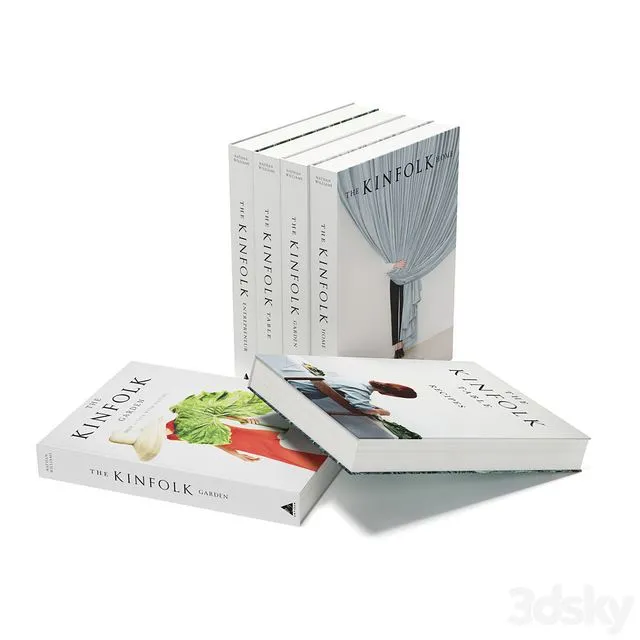 KINFOLK BOOKS Collection 3D Model