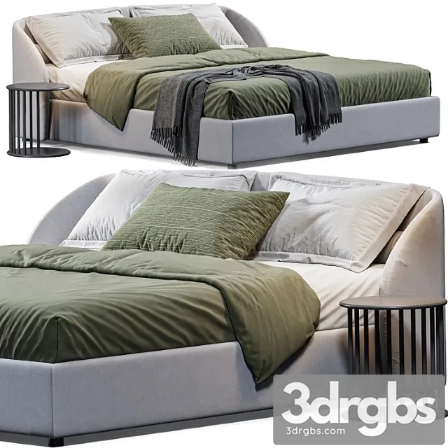 King Bed Celine Flou 1 3D Model Free