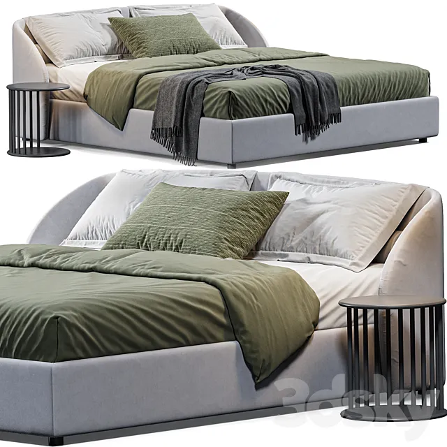 King bed celine flou 3DModel