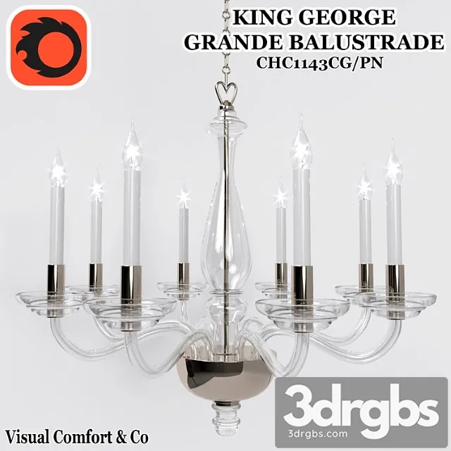 King george grande balustrade 3D Model Free