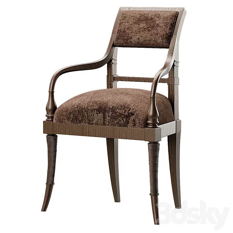King george iii arm chair 3D Model