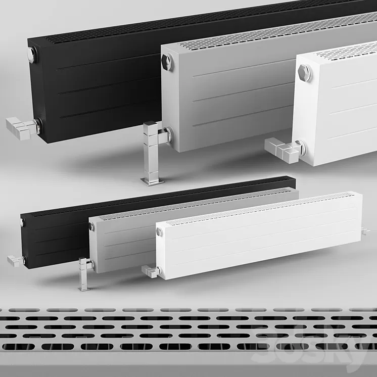 King Vent Convector Radiator 3D Model