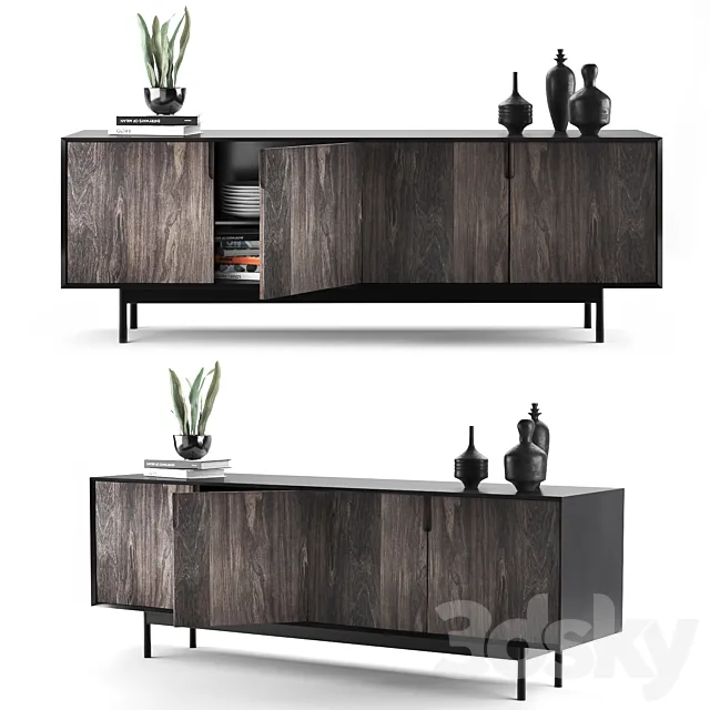 KINGS CREDENZA 3D Model
