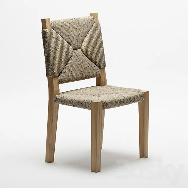 Kingsley Bate Hadley Side Chair 3D Model