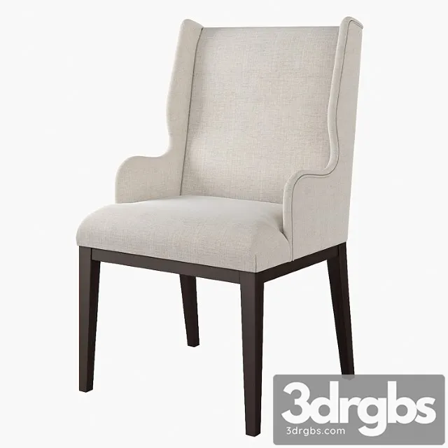 Kingsley dining armchair 2 3D Model Free