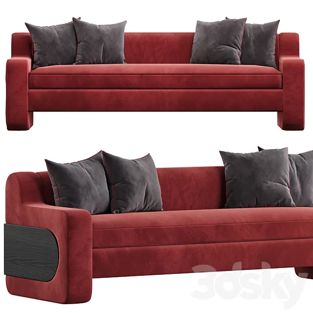 Kingsley Sofa Bradley USA 3DModel