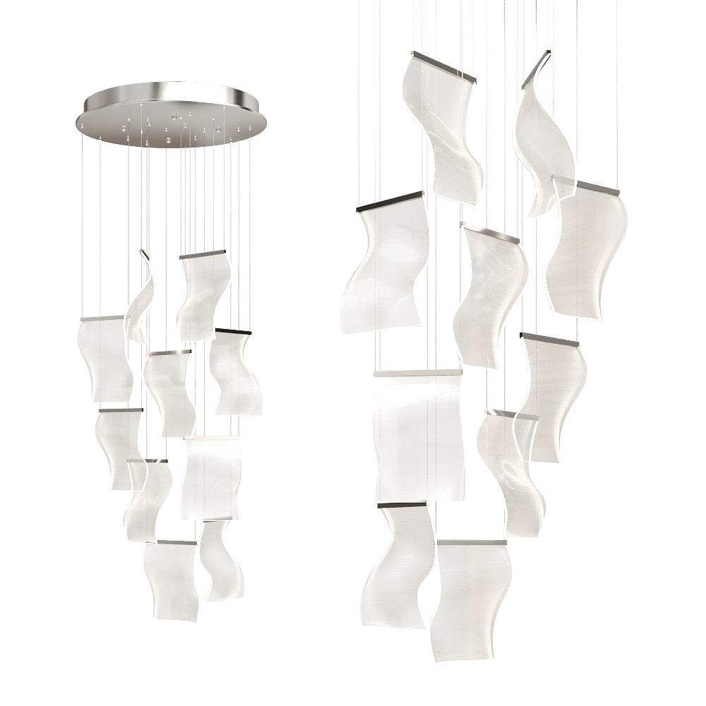 Kink light - Chandelier Liora 08035-10A02 3D Model