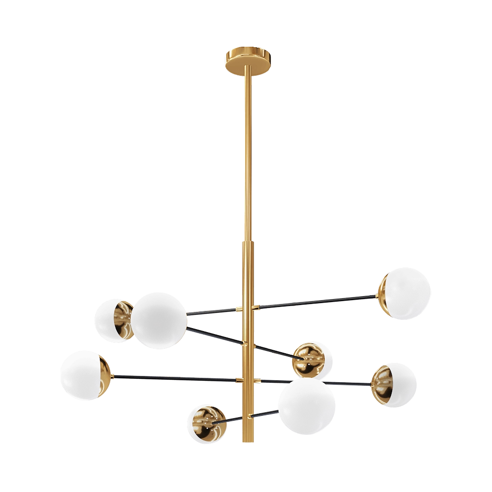Kink light - Chandelier Navia 07636-8.20 3D Model