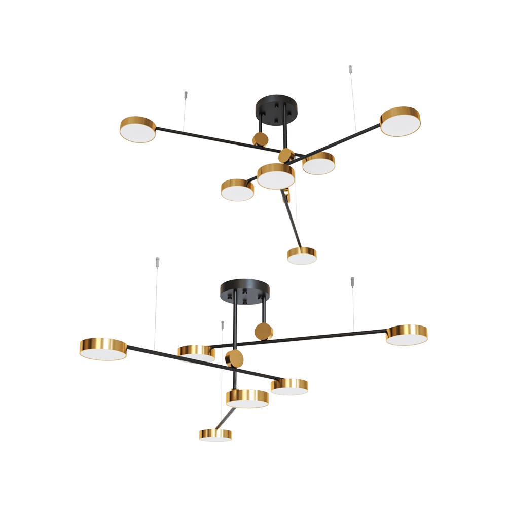 Kink light - Chandelier Rapis 07647-620 3D Model