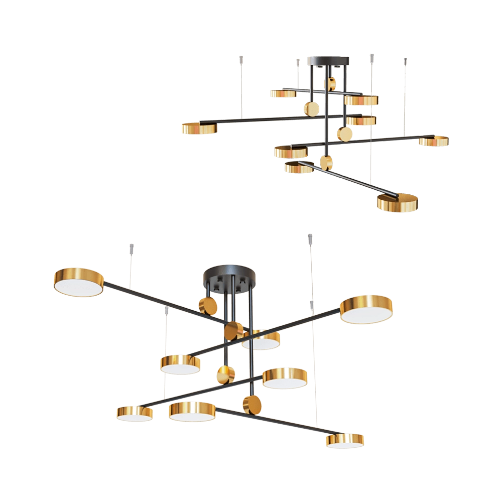 Kink light - Chandelier Rapis 07647-820 3D Model
