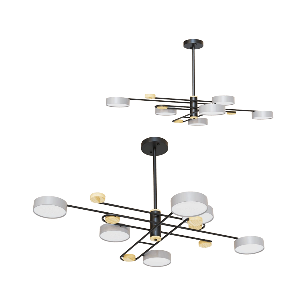 Kink light - Chandelier Rapis 07648-616 3D Model