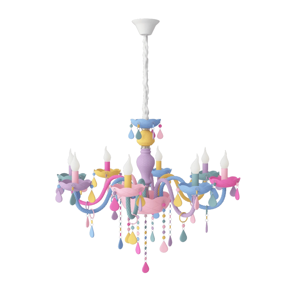 Kink light - Pendant lamp Astrid 074175-6 3D Model