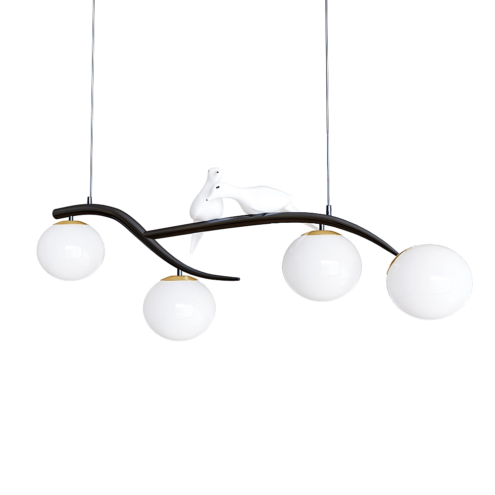 Kink light - Pendant lamp Billia 07618-419 3D Model