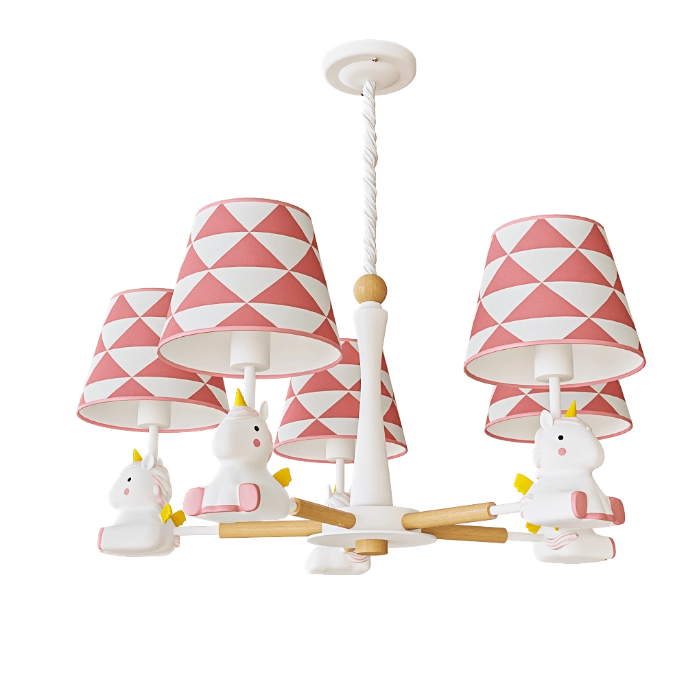 Kink light - Pendant lamp Unicorn 074153-5 3D Model