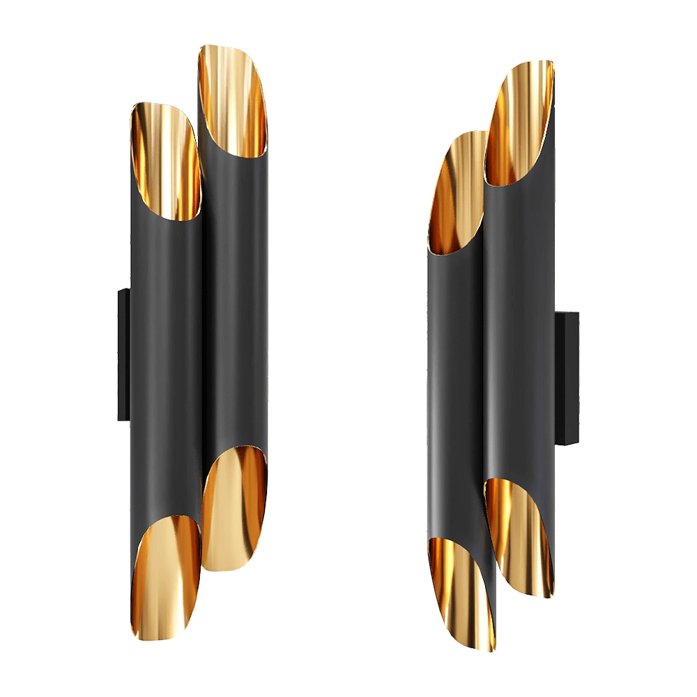 Kink light - Wall lamp Bamboo 7012 3D Model