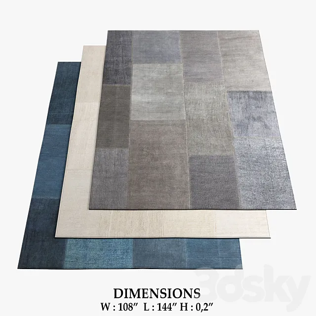 Kinnasand Rugs_448 3D Model
