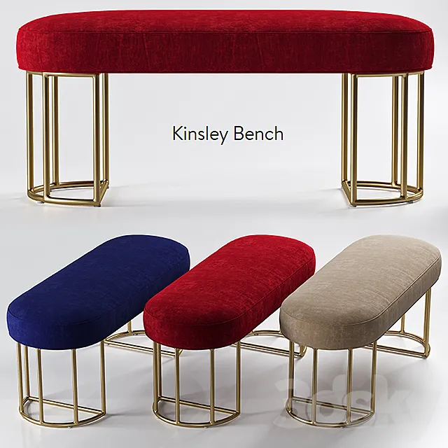 Kinsley bench 3DModel