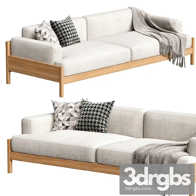 Kinuta Sofa 3 Seater A S01 1 3D Model Free