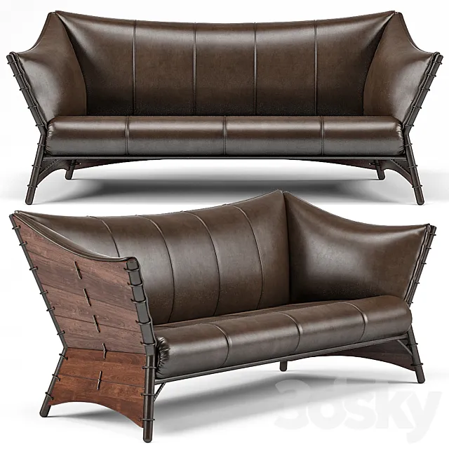 Kiribati 3 Seater Sofa 3DModel