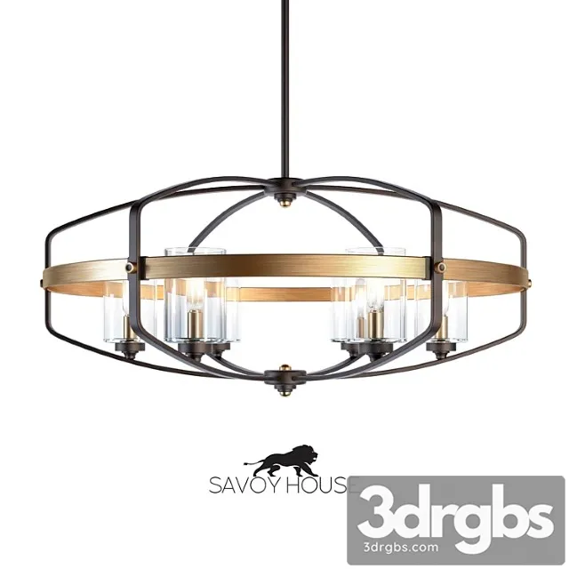 Kirkland Chandeliers From Savoy House Europe 3D Model Free